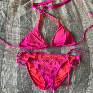 Vibrant Pink Bikini Set